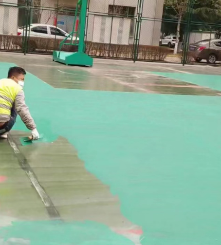 长治球场地面翻新